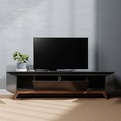 Manhattan Comfort Salle 72.63" TV Stand with Solid Wood Legs