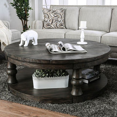 Furniture of America Beethoveen Transitional Round Coffee Table