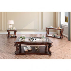 Furniture of America Kogan Traditional Wood Coffee Table