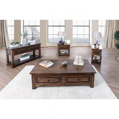 Furniture of America Patrick Transitional 2-Drawer Coffee Table