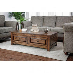 Furniture of America Patrick Transitional 2-Drawer Coffee Table