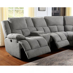 Furniture of America Magneti Reclining Sectional