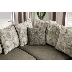 Furniture of America Mountain T-Cushion Sectional