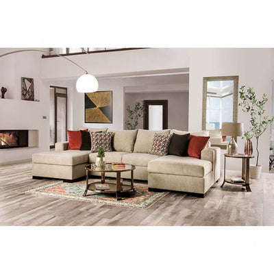 Furniture of America Sandrock Upholstered Sectional